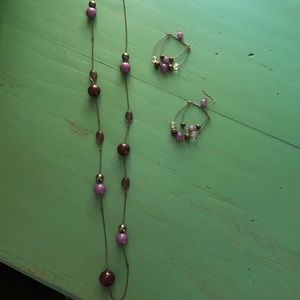 Necklace & earring set
